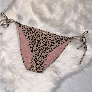 NWOT Leopard Print Bikini Bottom